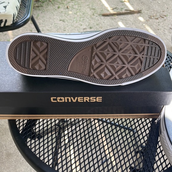 Converse Chuck Taylor All Star Sparkle Knit Oxfords. Polar Blue, Size 8, New - Picture 3 of 6